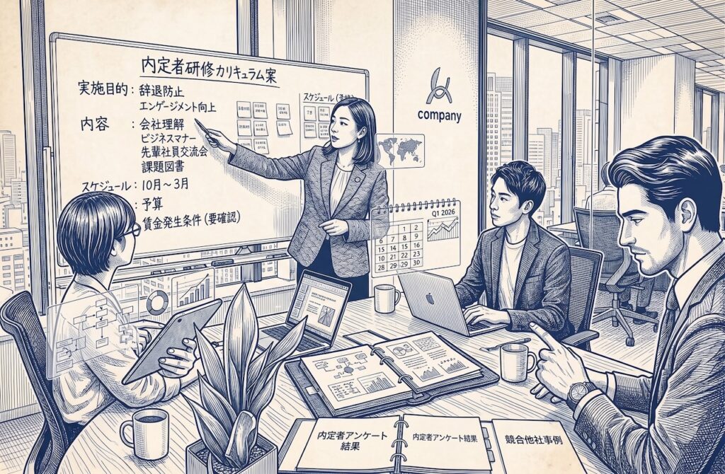 内定者研修とは？賃金が発生する条件と、辞退防止に効く範囲を企業向けに解説