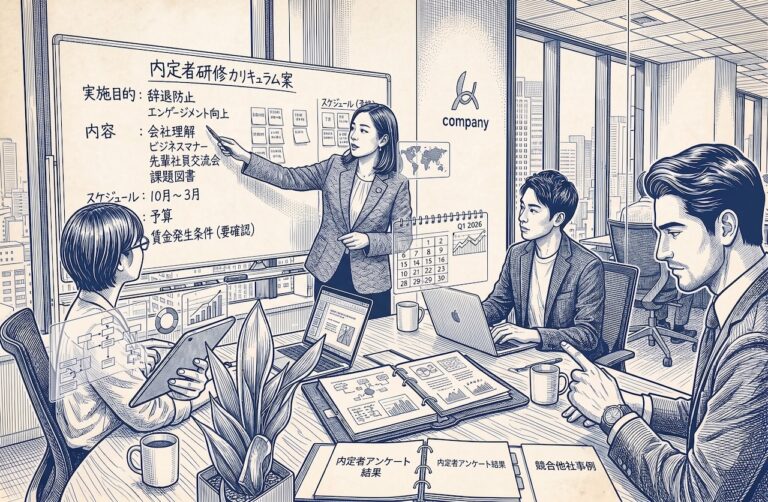 内定者研修とは？賃金が発生する条件と、辞退防止に効く範囲を企業向けに解説