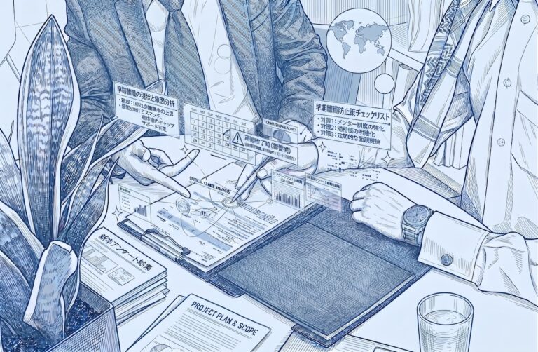 早期離職とは？新卒の最新離職率と、企業規模別に見た自社の基準線の引き方