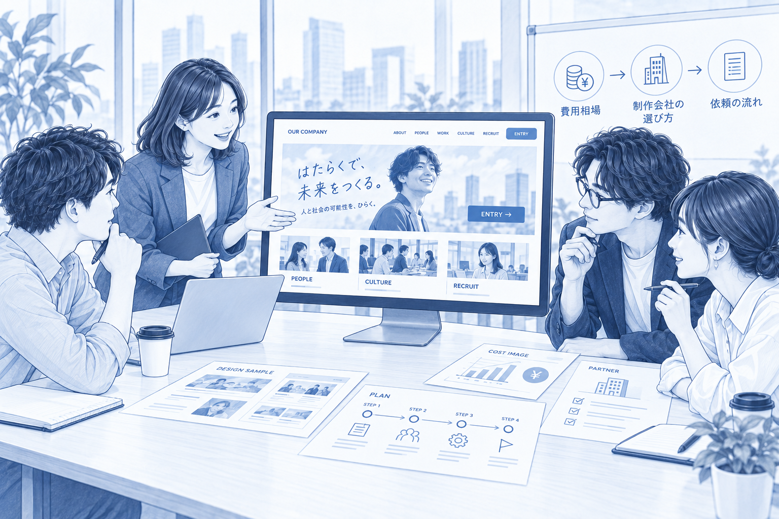 採用サイト制作ガイド|費用相場・制作会社の選び方・依頼の流れ