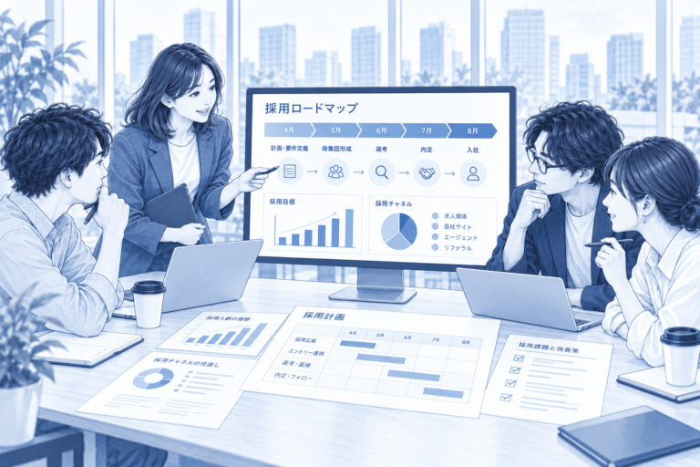 採用計画の見直し方｜期中に未達となったときの判断基準と修正手順